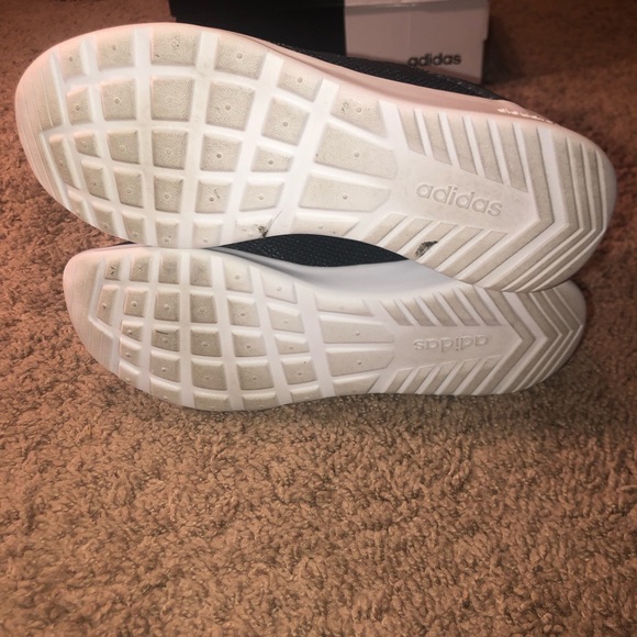 NWT Adidas Cloudfoam Pure Carbon Black Womens Size 7 Running Training Shoes - Picture 6 of 8